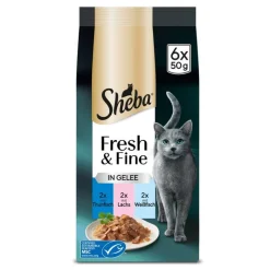 Økonomipakke: 72 x 50 g Sheba Fresh & Fine portionsposer