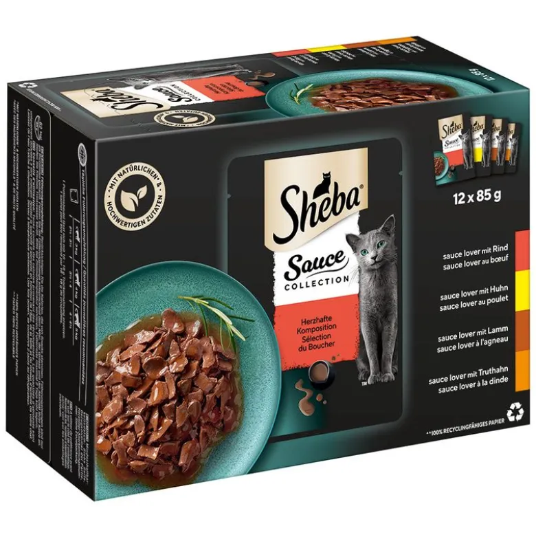 Økonomipakke: 144 x 85 g Sheba portionsposer