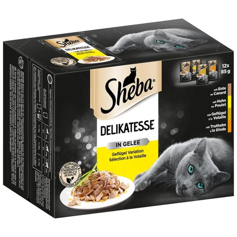 Økonomipakke: 144 x 85 g Sheba portionsposer