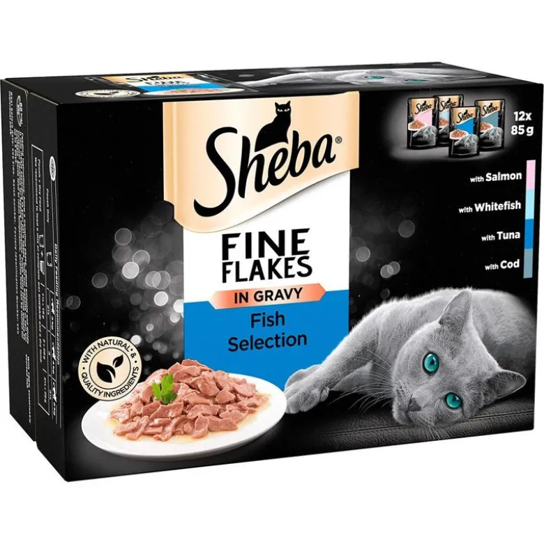 Økonomipakke: 48 x 85 g Sheba Selection portionsposer
