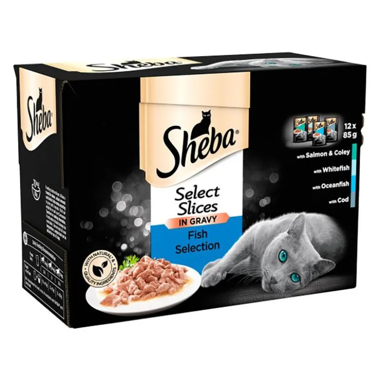 Økonomipakke: 48 x 85 g Sheba Selection portionsposer