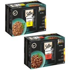 Økonomipakke: 96 x 85 g Sheba Selection portionsposer
