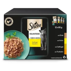 Økonomipakke: 96 x 85 g Sheba Selection portionsposer