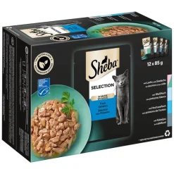 Økonomipakke: 96 x 85 g Sheba Selection portionsposer