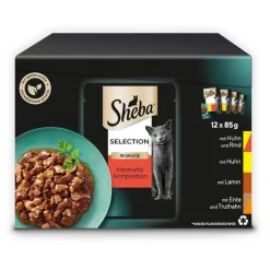 Økonomipakke: 96 x 85 g Sheba Selection portionsposer