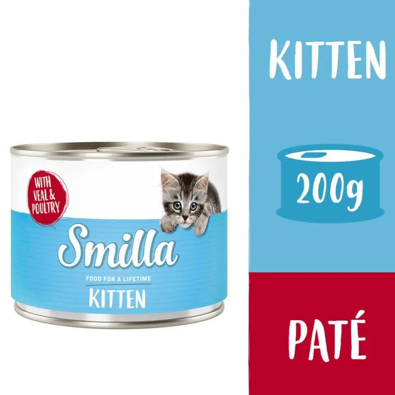 Økonomipakke: 24 x 200 g Smilla Kitten