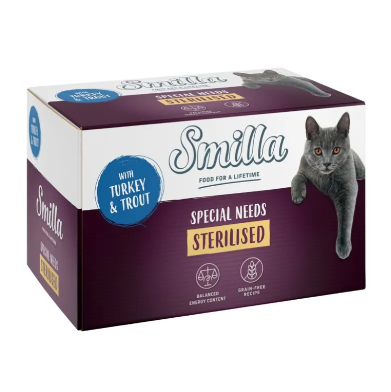 Økonomipakke: 24 x 100 g Smilla Sterilised bakker