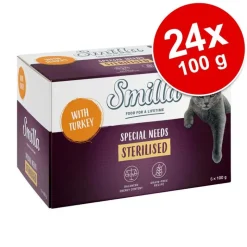 Økonomipakke: 24 x 100 g Smilla Sterilised bakker