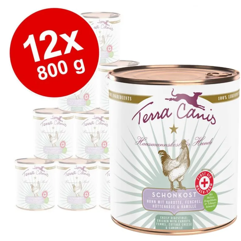 Økonomipakke: 12 x 800 g Terra Canis First Aid Skånekost