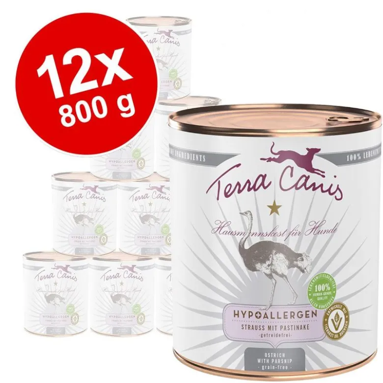 Økonomipakke: 12 x 800 g Terra Canis Hypoallergen