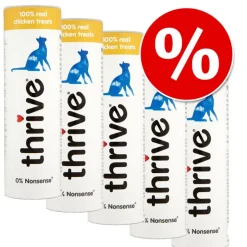 Økonomipakke: 5 x 25 g Thrive kattesnacks
