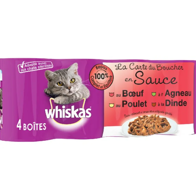 Økonomipakke: 24 x 390 / 400 g Whiskas La Carte