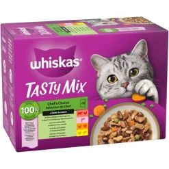 Økonomipakke: 144 x 85 g Whiskas Tasty Mix portionsposer