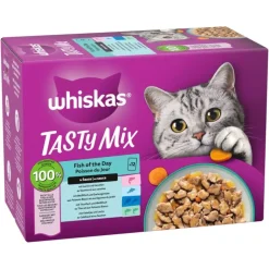 Økonomipakke: 144 x 85 g Whiskas Tasty Mix portionsposer