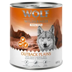 Økonomipakke: 12 x 800 g Wolf of Wilderness