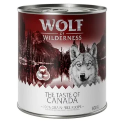 Økonomipakke: 12 x 800 g Wolf of Wilderness