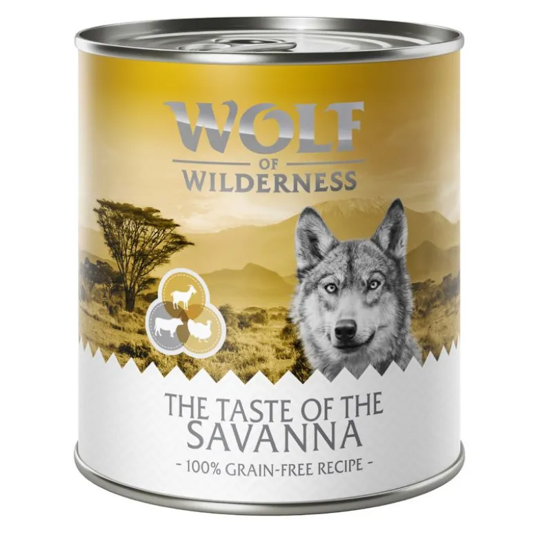Økonomipakke: 12 x 800 g Wolf of Wilderness "The Taste Of"