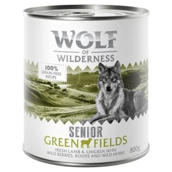 Økonomipakke: 24 x 800 g Wolf of Wilderness Senior