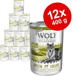 Økonomipakke: 12 x 400 g Wolf of Wilderness Senior