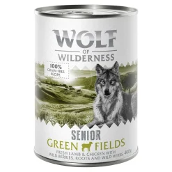 Økonomipakke: 24 x 400 g Wolf of Wilderness Senior