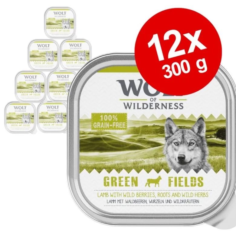 Økonomipakke: 12 x 300 g Wolf of Wilderness Adult