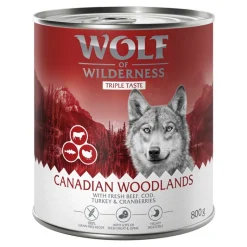 Økonomipakke: 24 x 800 g Wolf of Wilderness