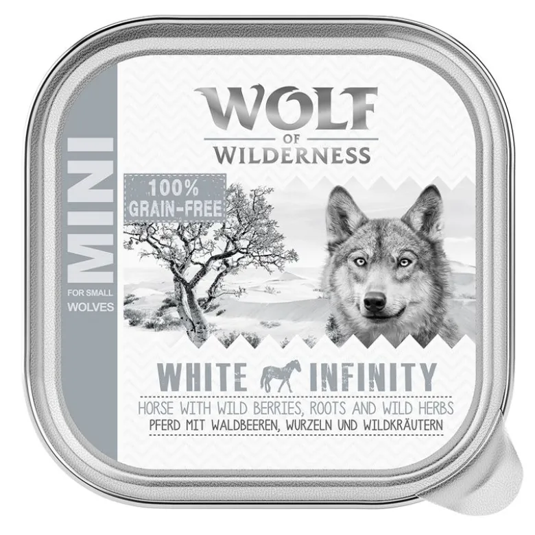 Økonomipakke: 24 x 150 g Wolf of Wilderness Adult bakke