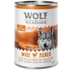 Økonomipakke: 12 x 400 g Wolf of Wilderness Adult