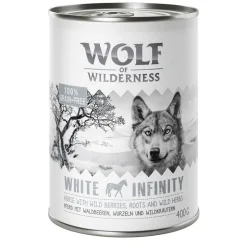 Økonomipakke: 12 x 400 g Wolf of Wilderness Adult