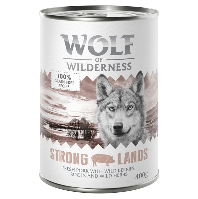 Økonomipakke: 12 x 400 g Wolf of Wilderness Adult