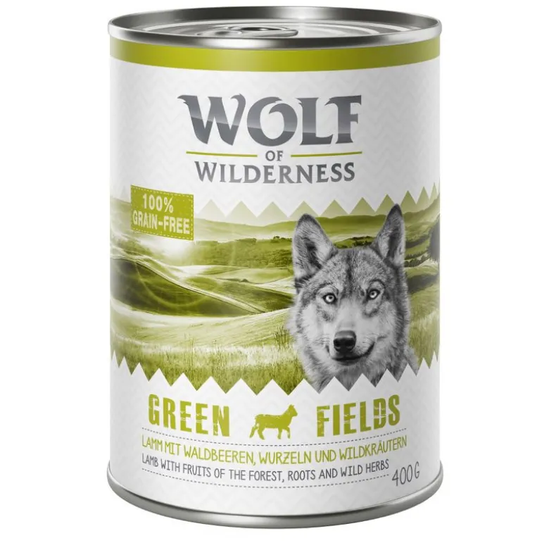 Økonomipakke: 12 x 400 g Wolf of Wilderness Adult