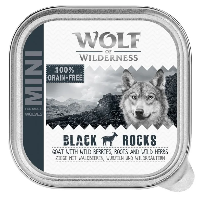 Økonomipakke: 24 x 150 g Wolf of Wilderness Adult bakke