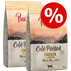 Økonomipakke 2 x 2,5 kg Purizon Koldpresset