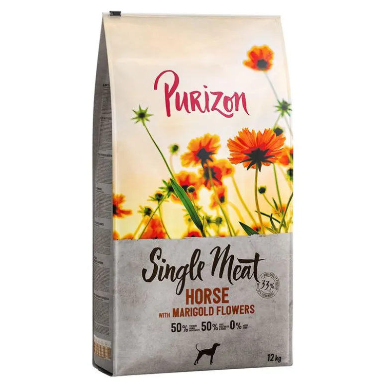 Økonomipakke: 2 x 12 kg Purizon Single Meat - én slags kød