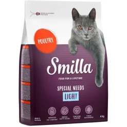 Økonomipakke: 2 x 4 kg Smilla kattefoder