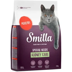 Økonomipakke: 2 x 4 kg Smilla kattefoder