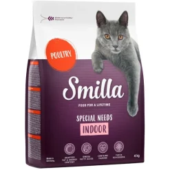 Økonomipakke: 2 x 4 kg Smilla kattefoder