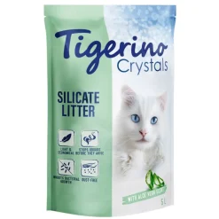 Økonomipakke: 6 x 5 l Tigerino Crystals kattegrus