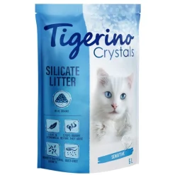 Økonomipakke: 6 x 5 l Tigerino Crystals kattegrus
