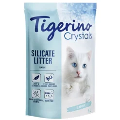 Økonomipakke: 6 x 5 l Tigerino Crystals kattegrus