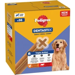 Økonomipakke: 168 x Pedigree DentaStix / Fresh