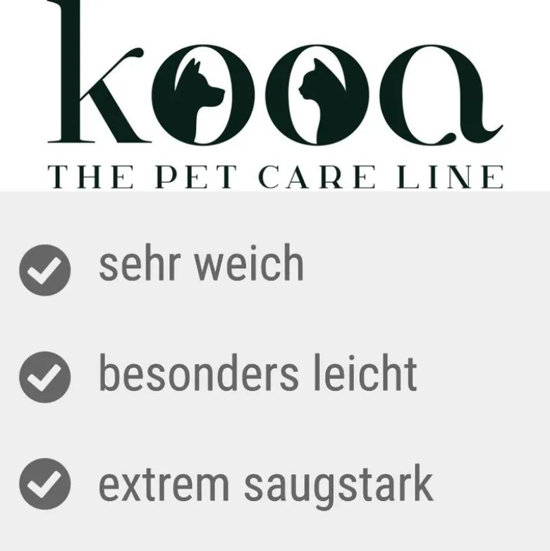 kooa Deluxe Mikrofiber Hundehåndklæde