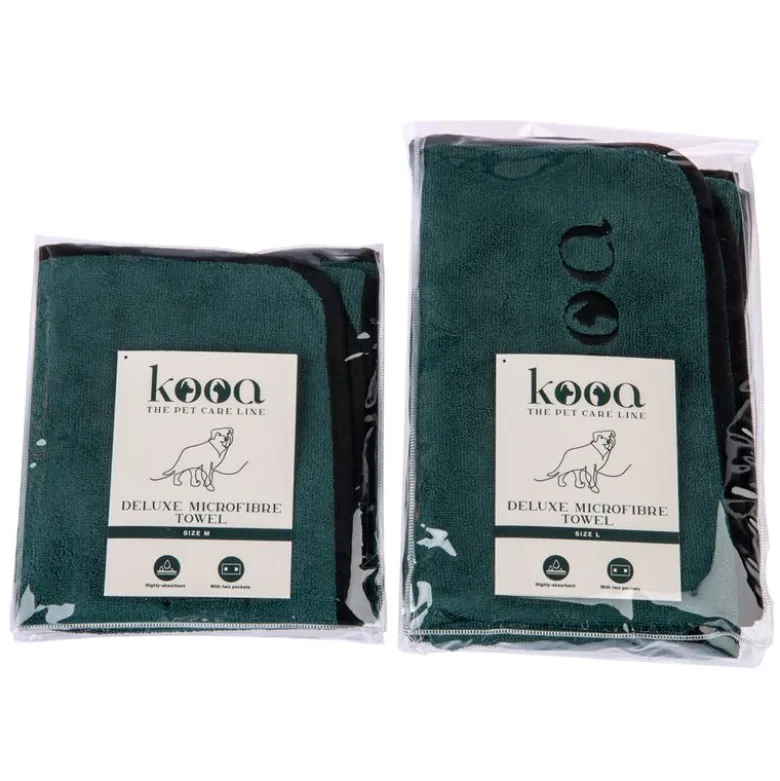 kooa Deluxe Mikrofiber Hundehåndklæde