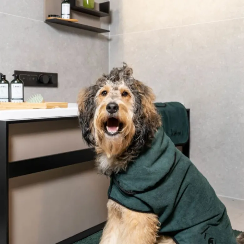 kooa Deluxe Mikrofiber Hundebadekåbe