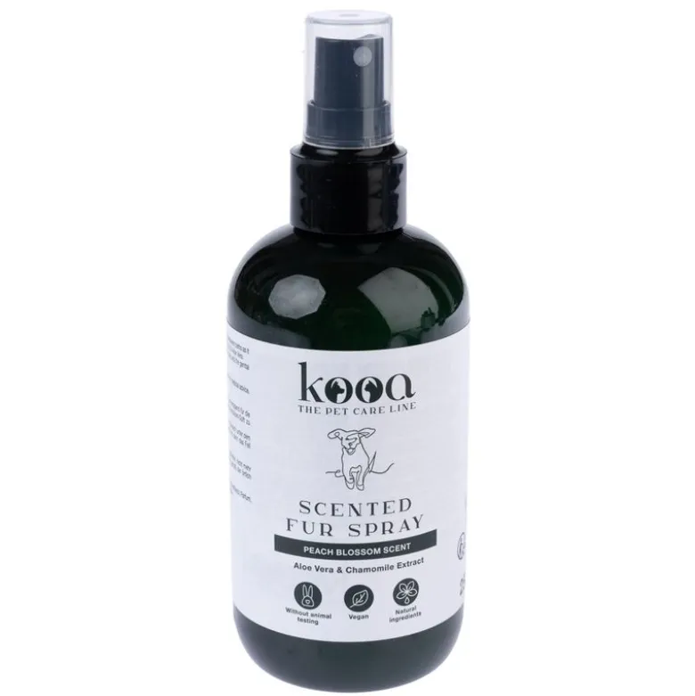 kooa parfumeret pelspray med duft af ferskenblomst