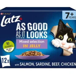Latz "Så lækkert som det ser ud" Senior portionspose 48 x 85 g