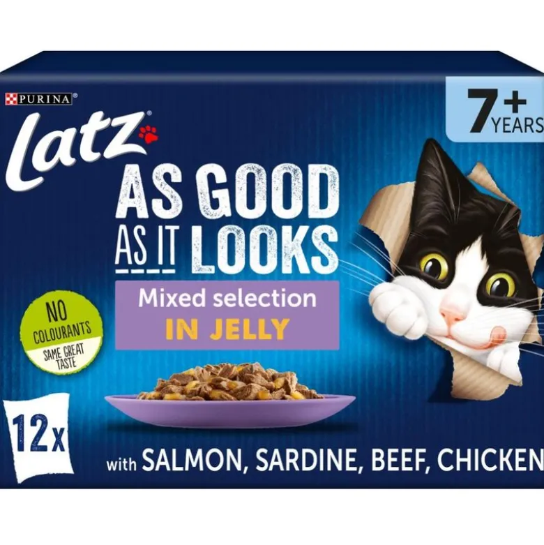 Latz "Så lækkert som det ser ud" Senior portionspose 48 x 85 g
