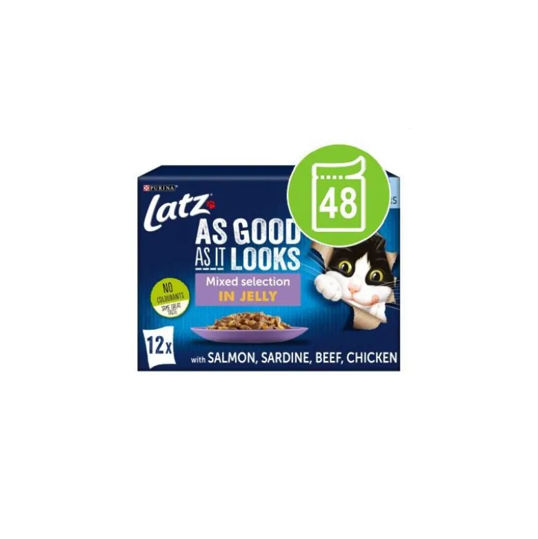 Latz "Så lækkert som det ser ud" Senior portionspose 48 x 85 g