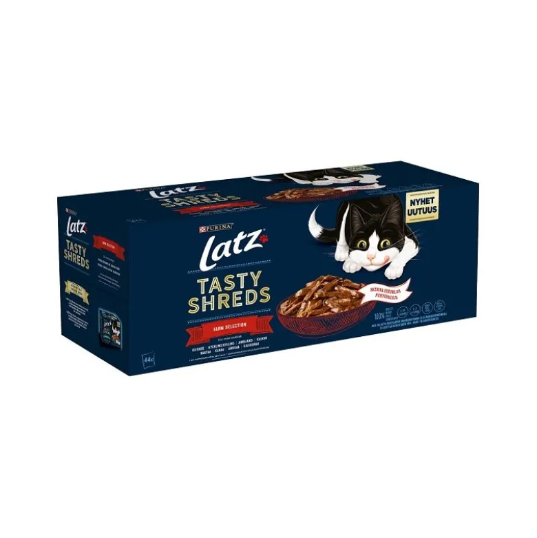 Latz Tasty Shreds Portionspose 44 x 80 g