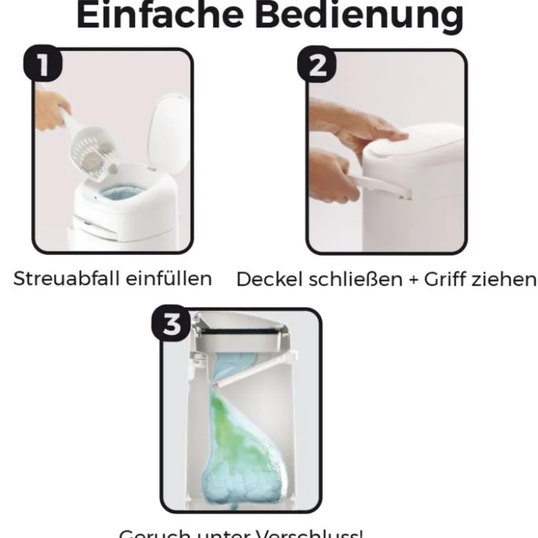 LitterLocker® Fashion skraldespand til kattegrus